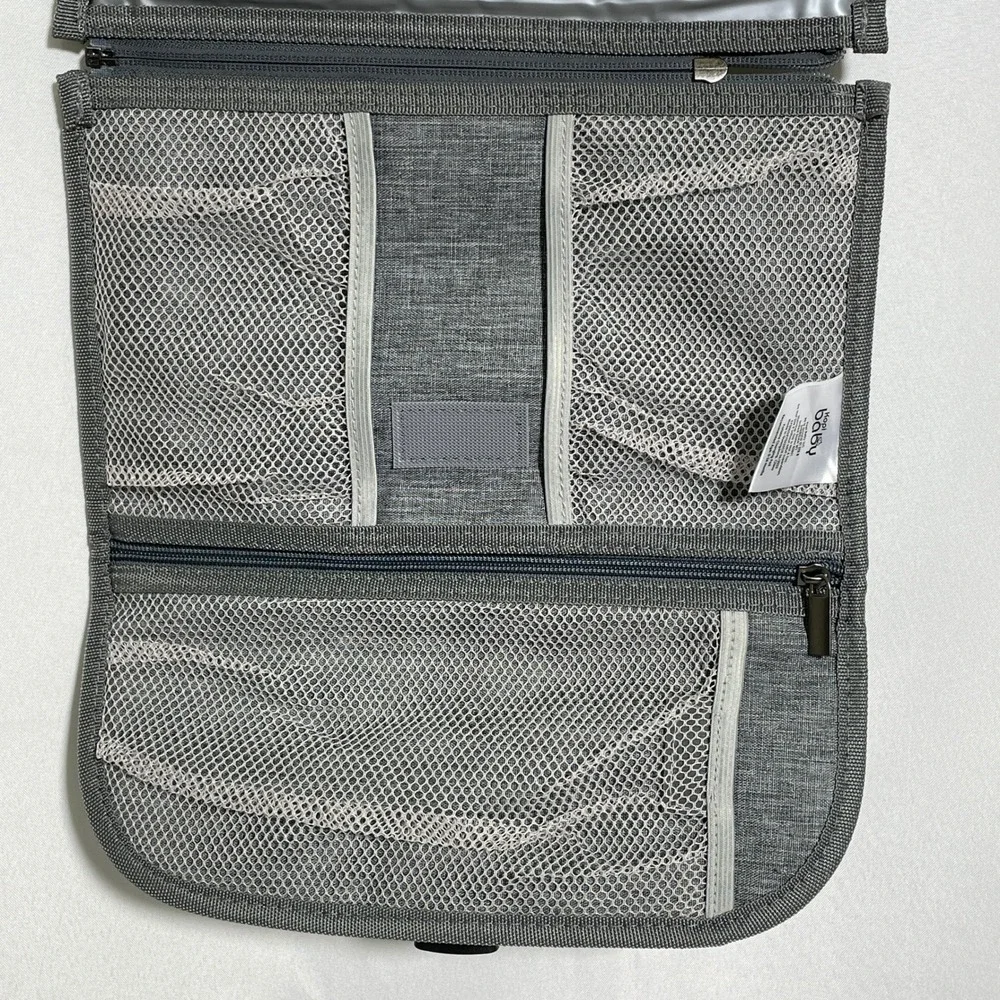 Kopi Baby Portable Diaper Changing Pad Gray Padded Foldable Travel Mat
